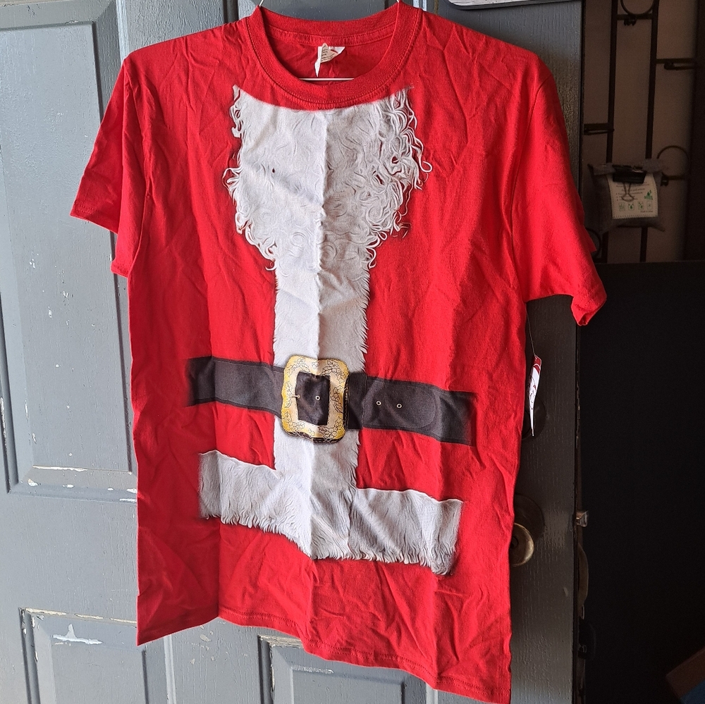 NWT Dec. 25th Santa Claus Tshirt sz M